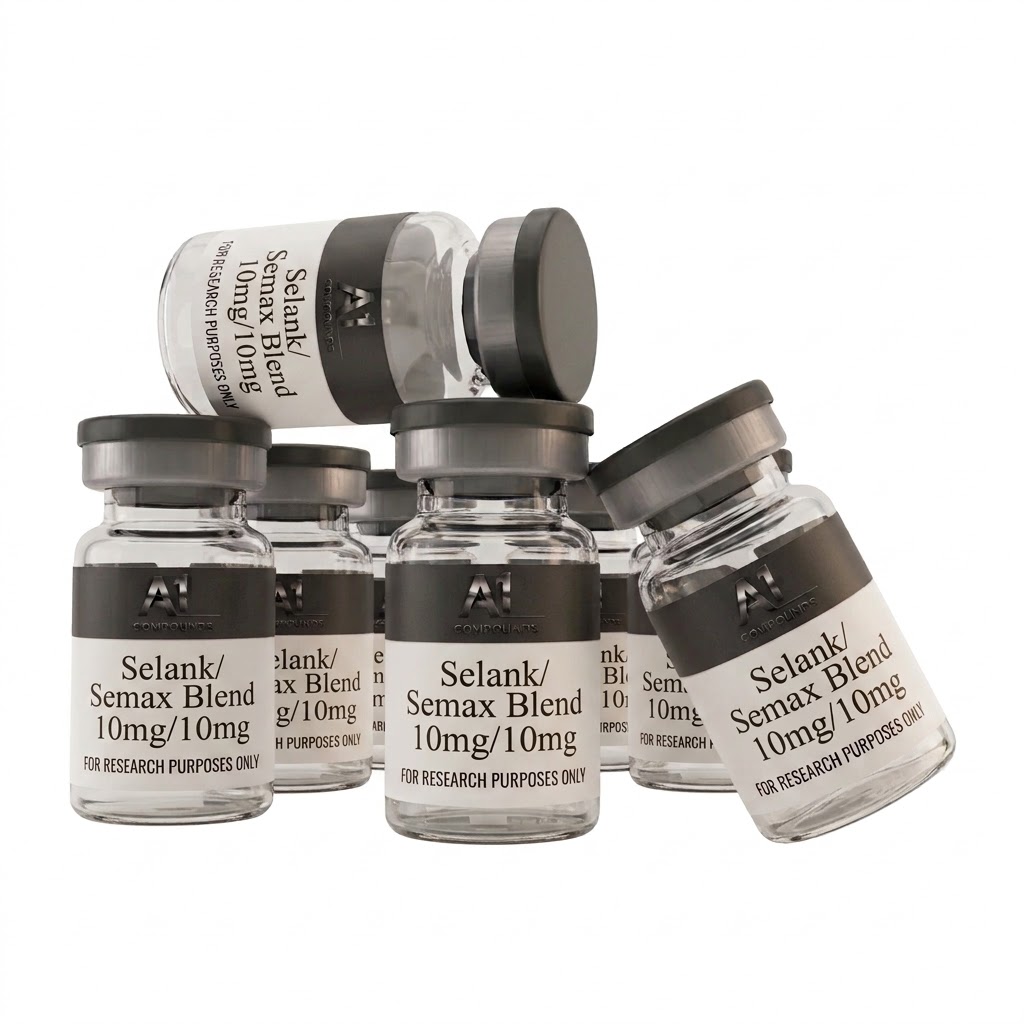 10 VIAL COMBO PACK: Selank/Semax Blend (10mg/10mg)