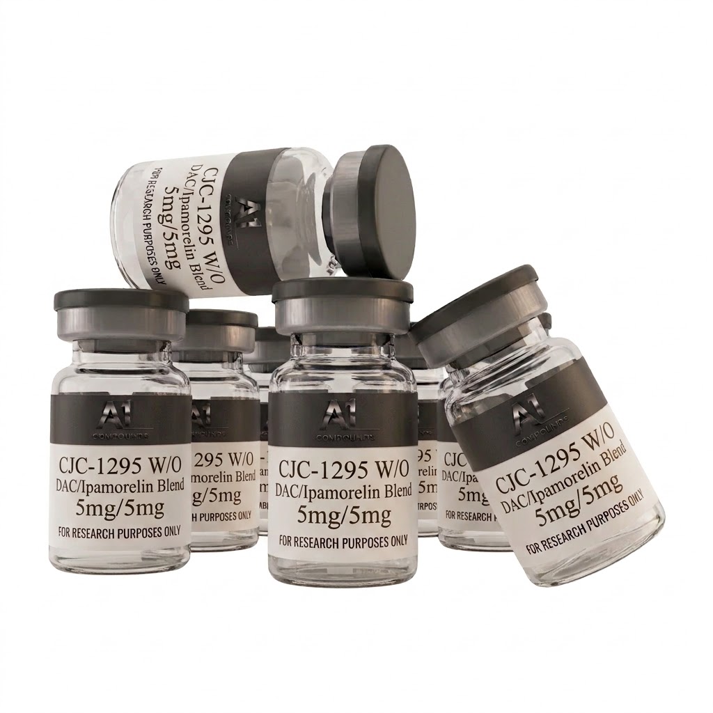 10 VIAL COMBO PACK: CJC-1295 W/O DAC/Ipamorelin Blend (5mg/5mg) (cjc NO DAC)