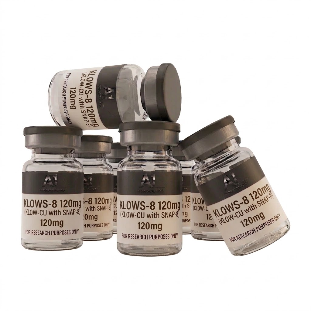 10 VIAL COMBO PACK: KLOWS-8 120mg (KLOW-CU with SNAP-8)